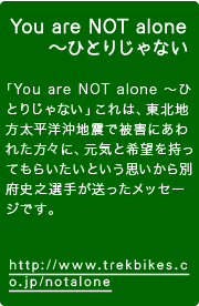 You are NOT alone ~ひとりじゃない